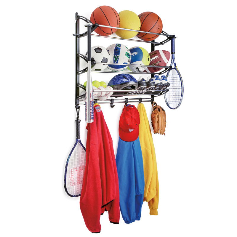 Lynk® Wall Mounted Sports Rack & Reviews Wayfair
